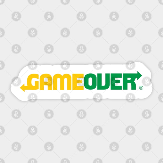 Gameover Sticker by peekxel